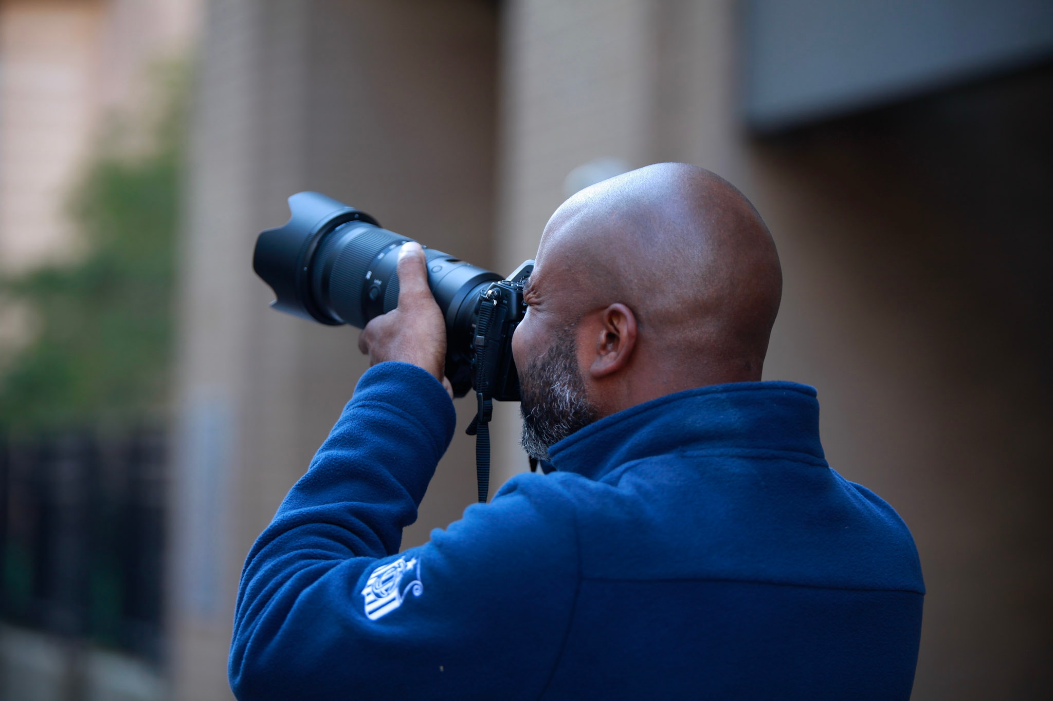 Preston Smith shooting a wedding ceremony